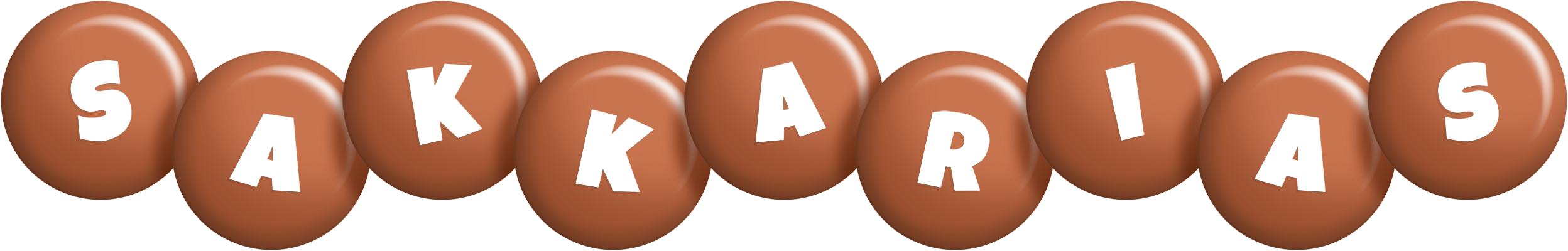 Sakkarias candy-brown logo