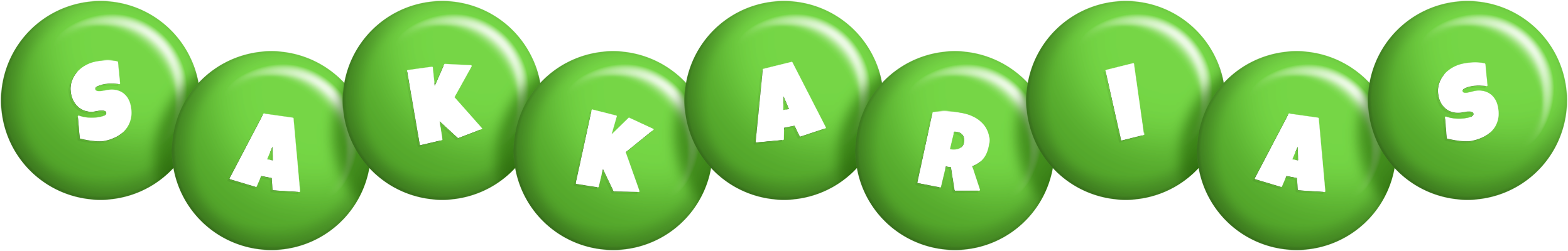 Sakkarias candy-green logo