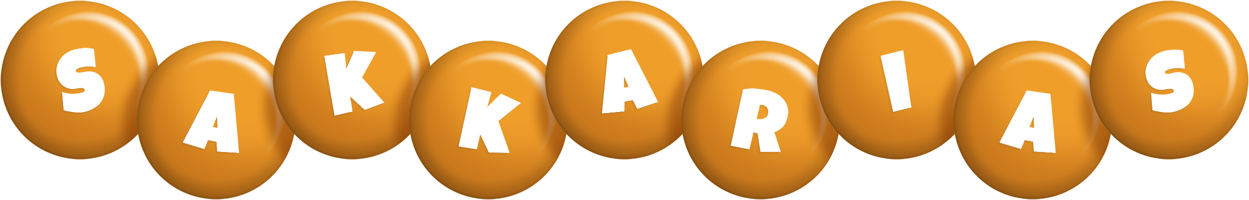 Sakkarias candy-orange logo