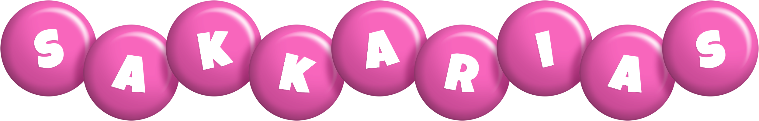 Sakkarias candy-pink logo