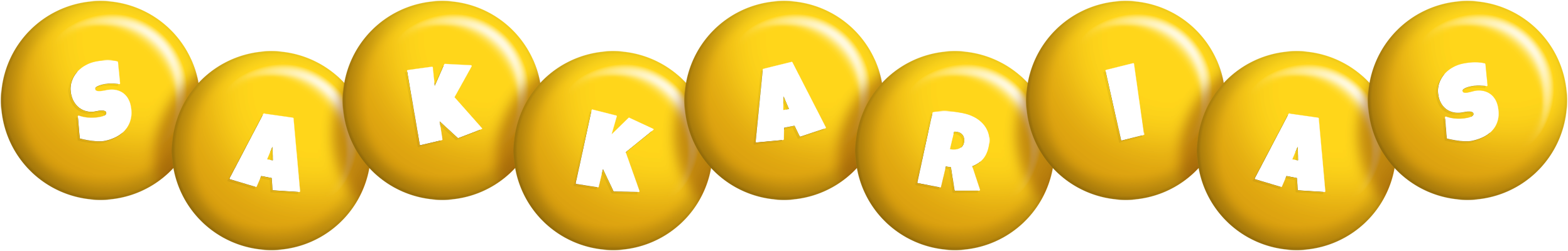 Sakkarias candy-yellow logo