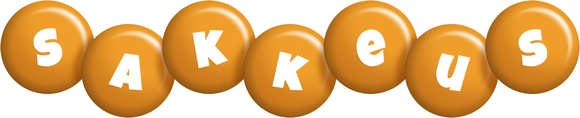 Sakkeus candy-orange logo