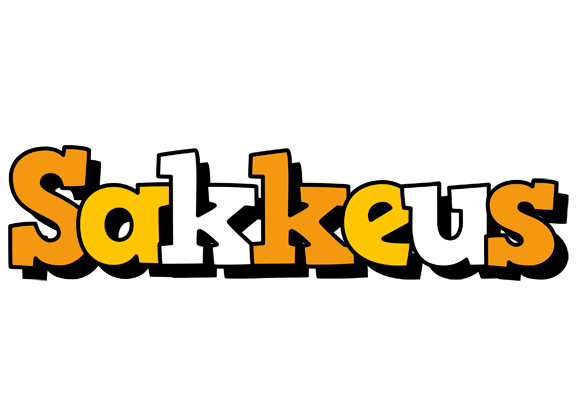 Sakkeus cartoon logo
