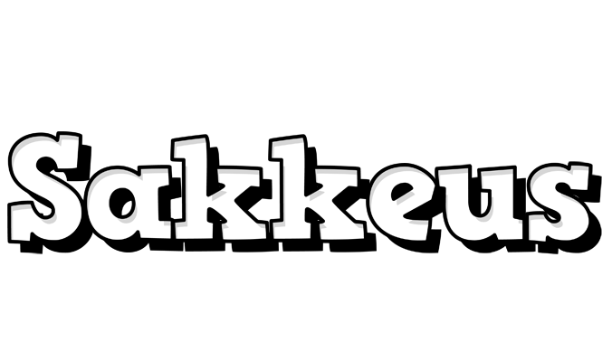 Sakkeus snowing logo