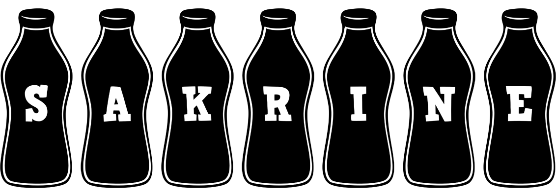 Sakrine bottle logo