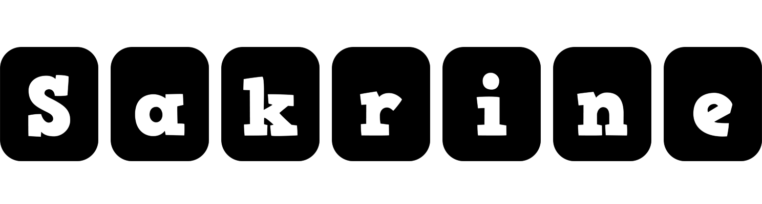 Sakrine box logo