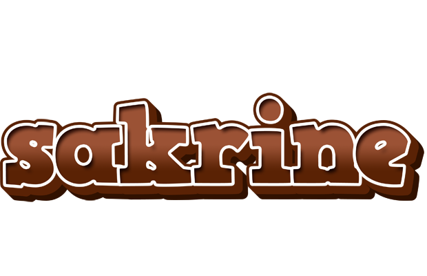Sakrine brownie logo