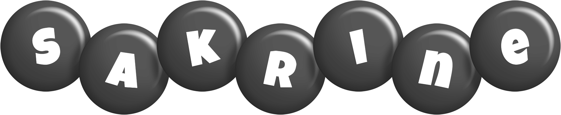 Sakrine candy-black logo