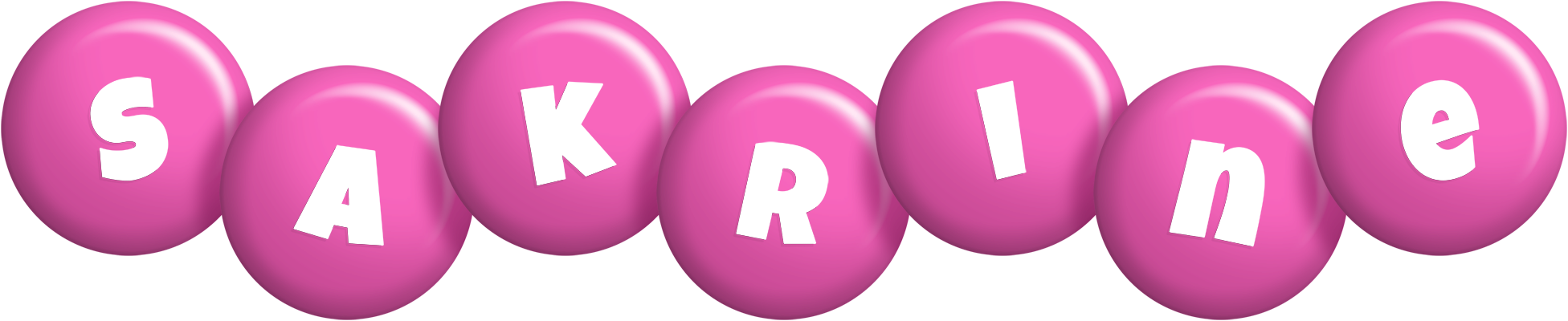 Sakrine candy-pink logo