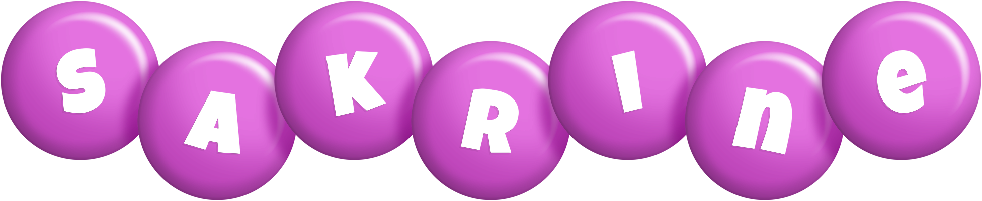 Sakrine candy-purple logo