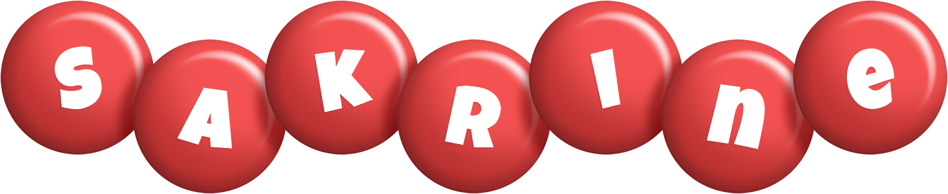 Sakrine candy-red logo