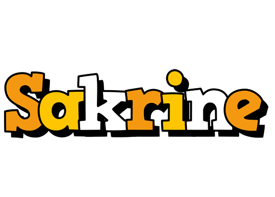 Sakrine cartoon logo