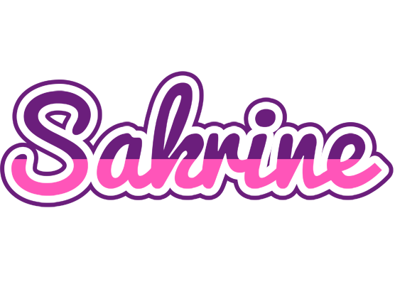 Sakrine cheerful logo