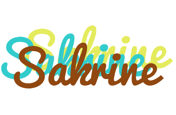 Sakrine cupcake logo