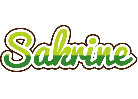 Sakrine golfing logo