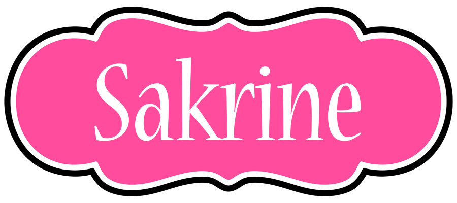 Sakrine invitation logo