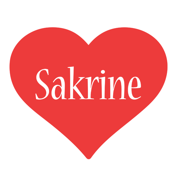 Sakrine love logo