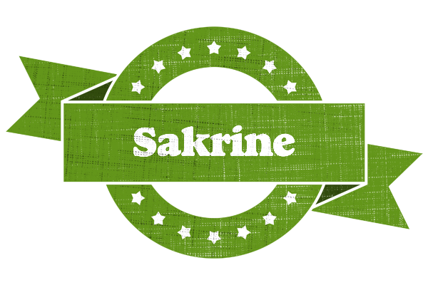 Sakrine natural logo