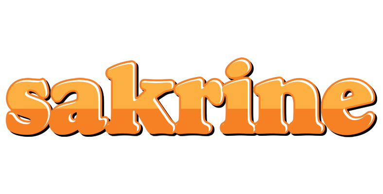 Sakrine orange logo