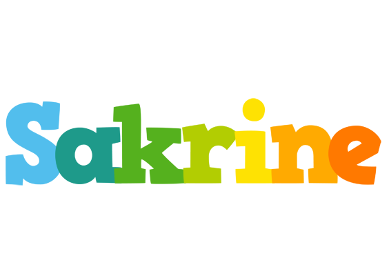 Sakrine rainbows logo
