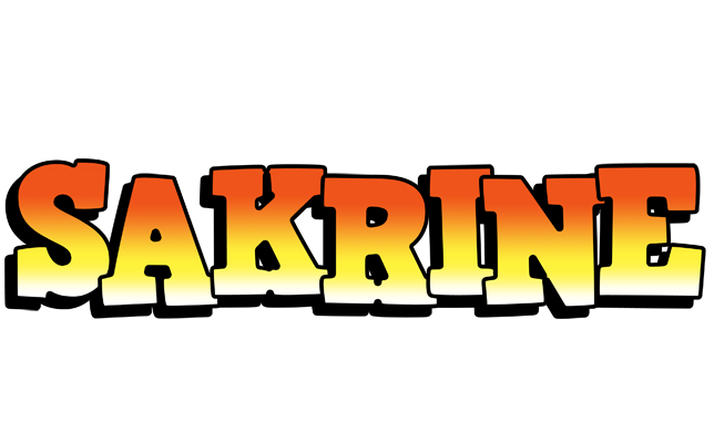 Sakrine sunset logo