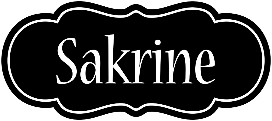 Sakrine welcome logo