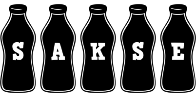 Sakse bottle logo