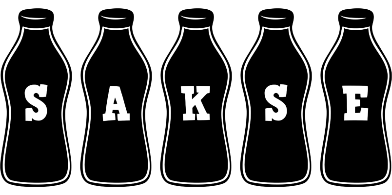 Sakse bottle logo