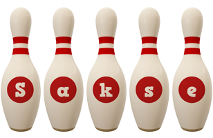 Sakse bowling-pin logo