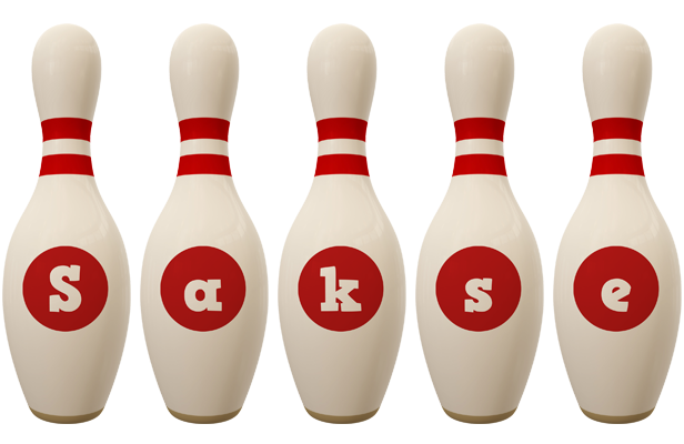 Sakse bowling-pin logo