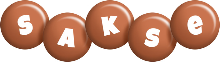 Sakse candy-brown logo