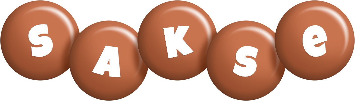 Sakse candy-brown logo