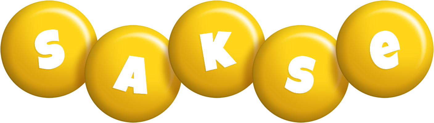 Sakse candy-yellow logo