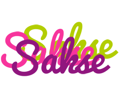 Sakse flowers logo