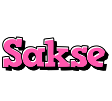 Sakse girlish logo