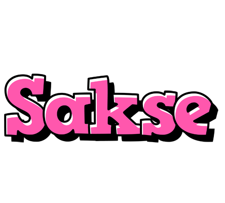 Sakse girlish logo
