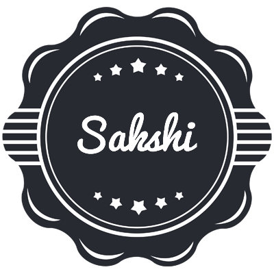 Sakshi badge logo