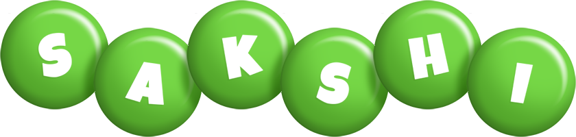 Sakshi candy-green logo