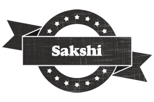 Sakshi grunge logo