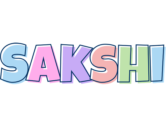 Sakshi pastel logo
