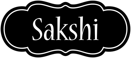 Sakshi welcome logo