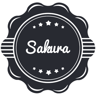 Sakura badge logo