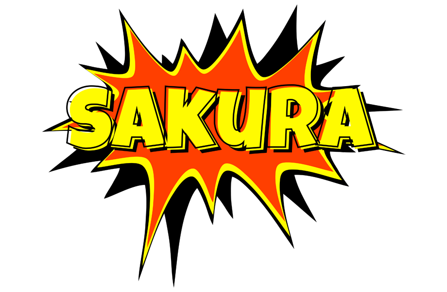 Sakura bazinga logo
