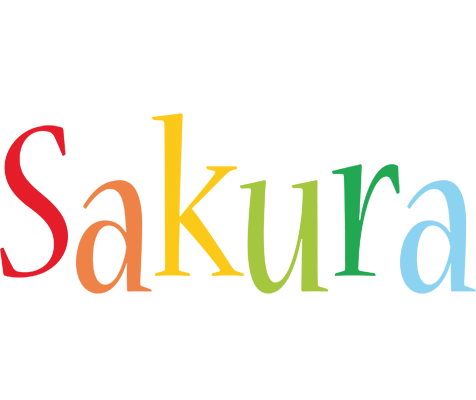 Sakura birthday logo