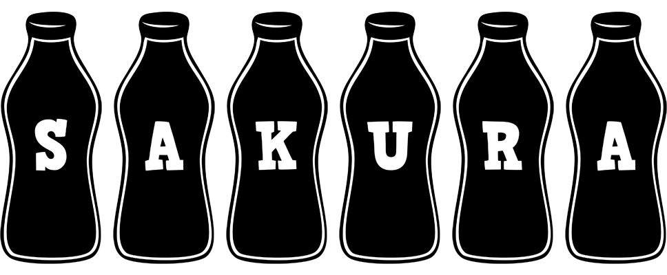 Sakura bottle logo