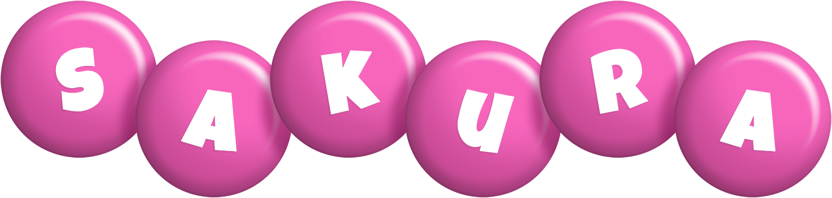 Sakura candy-pink logo