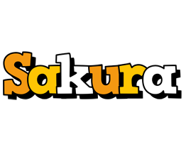 Sakura cartoon logo