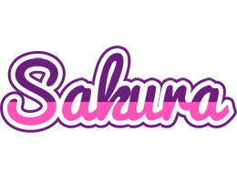 Sakura cheerful logo