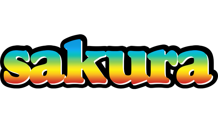 Sakura color logo