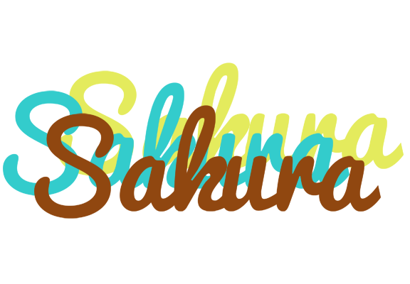 Sakura cupcake logo